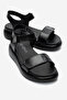 100% Genuine Leather Orthopedic, Lightly Padded Sole, Velcro Strap Women's Sandals