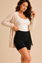 Women's Modal & Cotton 3-Piece Above-Knee Biker Shorts Leggings - 3