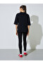 Slogan Print Oversized T-Shirt and Leggings Co-Ords - 6