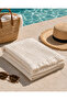 4 Layers 100% Cotton Muslin Oversized Beach Towel 100X200 cm – Quick-Drying, Soft Textured, Tasseled Peshtemal - 5