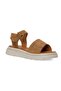 Cosmos Women's Genuine Suede Leather Velcro Sandals