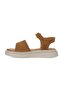 Cosmos Women's Genuine Suede Leather Velcro Sandals - 7