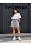 2-Piece Shorts for Women (Black-Grey) Summer Shorts Anti-Sweat - 4