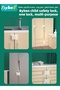12-Piece Baby Safety Locks, Kids Security Locks Set, Adjustable Children Safety Locker for Freezer, Cabinet, Drawers, Door, 3M Adhesive Pads, No Drilling, Ideal for Toddlers Children and Kids - 7
