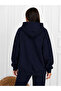 Women's Winter Oversize Hooded Sweatshirt - 2