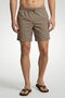 Men Solid Swimming Shorts, Brown