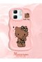 Infinix Hot 50I Compatible Case Camera Protector Pink Silicone Couple Phone Case Kitty Pattern - 2