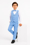 Boy's 6-Button Vest Special Occasion Suit M00834 Blue