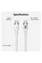 Cablu HyperJuice USB-C la USB-C 240W 2m Alb - 7