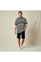 Men Short Sleeves Striped Knitted Polo T-shirt - 2