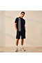 Men Short Sleeves Striped Polo T-shirt - 3