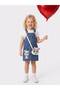 Girls' Denim Dungaree Dress | Cute Duck Design Denim Model – Gift Bag Included - 5