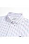 Men’s Cotton Slim Oxford Shirt with Embroidery - 3
