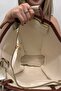 Women's Scarf Detailed Large Size Shoulder Bag for Daily Use - 4