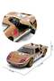 1966 FORD GT40 MKII Die Cast Metal Doors Openable Pull Back Action Toy Car - 3