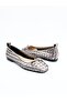 Women's Genuine Leather Ballerinas Anthracite - 3