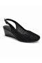 Women's Comfortable Heel Filling Special Design Stone Detailed Evening Dress Shoes - 6