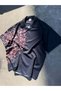 Mi̇dni̇ght Patterned Dubble Hürrem Fabric Oversize Shirt - 2