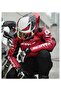 Motorcycle Jacket 4 Seasons Sport Racing Jacket Pu Leather Red - 5