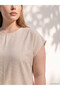 Trendlucky Plus Size A-Line Linen Blend Dress with Difference - 2
