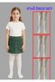 Girl's 3-Piece Seasonal Thin White Pantyhose School Socks Show Outfit Socks