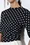 Women's Micro Digital Polka Dot Blouse - 2