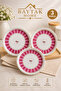 Set of 3 Decorative Round Presentation Trays - 2