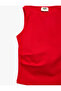 Cotton Asymmetrical Cut Boat Neck Sleeveless Undershirt - 3