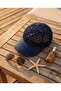 Modern-Looking Summer Knitwear Hat with a Silvery Knit Design - 2