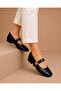 Women's Mary Jane Buckle-Strap Square Toe Daily Flat Shoes - 3