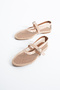 Ayla Women's Mesh Buckle Mary Jane Ballerinas - 5
