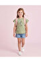 Girls Green 3D Print T-Shirt - 2