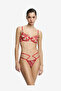 Women Rhea Shiny Red Lifting Wired Bra