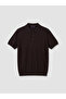 Polo Collar Soft Touch Men's Knitwear T-Shirt - 4