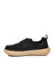 Black Linen Men's Casual Shoes Wood m - 4