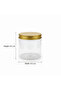 3 PCS Plastic Storage Jar 500 ml - 8.5×8.5 cm - 3