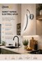 Decorative 12W Indoor Chrome Case 3 Color Light Modern Wall Sconce Electric 4 Pcs - 4