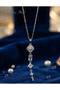 316L Steel Chain Silver Color Polar Star Energy Model Necklace