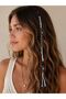 Handmade Bohemian Hair Clip – Yarn Wrapped Hair Accessory - 60 cm