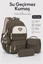 4-Piece Satin Fabric Unisex Waterproof Primary School Bag Set with Lunch Bag, Pen Holder and Accessory Bag - 2