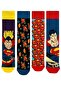 Licensed Superman Men's Socks 4-Pack Adult Cotton Socks Daily Socks Gift Socks Superhero Socks Sm20547