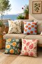 Abstract Fruits Patterned 4-Piece Throw Pillow Cover Set - 2