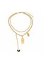 Lunavera Butterfly Detailed Layered 316L Stainless Steel Women's Necklace Gift - 2