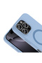 iPhone 16 Pro Max Case Pastel Colorful Magsafe Camera Raised Silicone Senk - 7