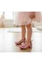 Silvery Girls' High-Heeled Shoes. - 3