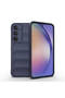 Galaxy A35 Case Camera Protected Flexible Silicone with Finger Strips Senk