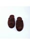Men's Suede Slippers Brown Home Office Guest Dowry Groom - 2