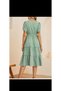 Viscose Midi Length Pleated Gathered Summer Dress - 2
