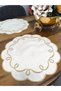 Duck Linen Embroidered Luxury Runner (40X40 cm) - 6