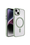 iPhone 14 Case Magsafe Transparent Back Face Camera Raised Silicone Tgco
